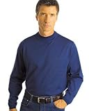 Tall Men's St. Croix Mockneck Turtleneck in Marl Colors