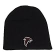 NFL CUFFLESS BEANIE KNIT HAT ATLANTA FALCONS BLK TOQUE