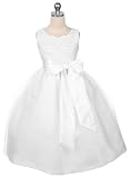New Lace  Tulle Flower Girl Dress ~ 2 to 12 Girls ~ First Holy Communion