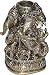 Hindu Statue God Ganesa Brass Collectibles 2.25 x 2.25 x 4 inches