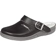 Abeba Leather Clog / Slip On Shoe Black - Size: Euro - 43 / UK - 9 - professional shoes for the hospitality and food industry