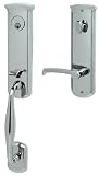 Baldwin 85340.260.LENT Tahoe Emergency Exit Left Hand Handleset with Tahoe Lever, Chrome