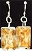 Caramel Quad Earrings Precious Gemstone Jewelry title=