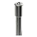 Origin8 1" Threaded to 1-1/8" Threadless Quill Stem Adapter - Silver