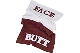 The Original Butt / Face Bath Cotton Towel with Embroidered Lettering