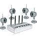 LYD W802AJ4 2.4Ghz (4)Wireless Infrared Color Camera Set with Quad View USB DVR feature.
