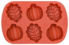 Wilton Silicone Mini Leaf and Pumpkin Mold
