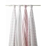 Aden and Anais Oh Girl! Swaddle Wrap 4 Pack by aden %2B anais