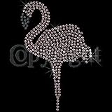 Flamingo Rhinestone Adult T-Shirt