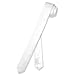 Biagio 100% SILK Narrow NeckTie EXTRA Skinny WHITE Color Men's 1.5