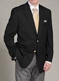 Lauren by Ralph Lauren Black 2-Button Center-vented Blazer