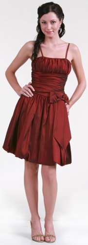 Elegant and Exquisite Bow Tie Knee Length Dress.