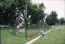 ATEC Free-Standing Batting Cage Net (Professional #36, 70 Feet)
