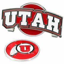 Utah Utes Slider Clip With Golf Ball Marker Of 3)