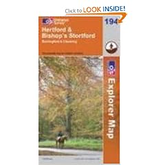 Hertford and Bishop's Stortford (Explorer Maps) (OS Explorer Map)