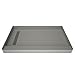 Tile Redi USA RT3360L-PVC-TBN Redi Trench Shower Pan, 33" D x 60" W, Gray