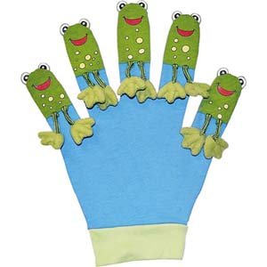 Childrens Toyshop  Toys : Five Little Speckled Frogs - Favourite Song Mitt