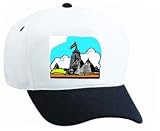 White Cap with religion, temple, Cambodia, Tibet, stupa, ritual, 