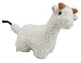 Fleecy Plush Dog Toy Lama 7.5 In