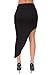 Women's Rayon Skirt Twisted Draped Asymmetrical Made in the USA