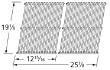 Porcelain Coated Stainless Steel Wire Cooking Grid for Jenn-Air Grills