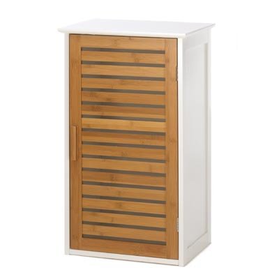 Kyoto Medicine Bathroom Wall Cabinet Bamboo Wood Front