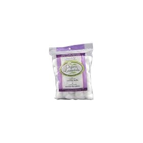 Cotton Balls, Organic 80 pieces by Organic Essentials
