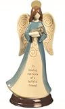 Ceramic Angel & Dog Figurine