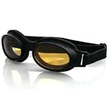 Slimline Goggle, Black Frame, Amber Lens