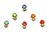Self Adhesive Indian Bindi Dots Bollywood Belly Dance Tattoo Body Art and Crystal Wedding & Bridal Fashion Jewelry