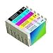 Genuine Epson 78 T078 Ink Cartridges Includes T078120 T078220 T078320 T0678420 T078520 T078620 (1 Black, 1 Cyan, 1 Magenta, 1 Yellow, 1 Light Cyan, 1 Light Magenta)