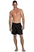 Fishers Finery Men's 100% Pure Mulberry Silk Boxers - Improved Waistband (Black, XL)