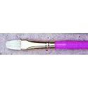 CRAFTERS CHOICE WHITE BRISTLE FLAT BRUSH-SIZE 10