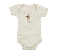 Kee-Ka Organic S/S Bodysuit Monkey, 3-6 Months