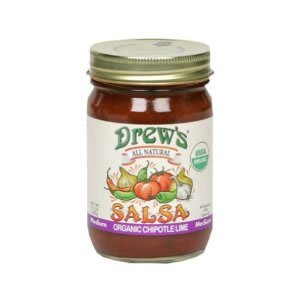 Drews All Natural Organic Chipotle Lime Salsa ( 12x12 OZ) ( Value Bulk Multi-pack)
