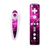 Review MyGift  / Ghost In The Game (Pink) Design Nintendo Wii Nunchuk + Remote Controller Protector Skin Decal Sticker