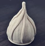 6色展開 ニット帽 とんがり キッズ こども 男女兼用 子供 帽子 プレゼント (クリーム)