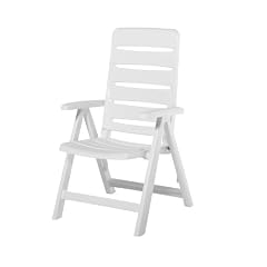 Kettler Klappsessel "Nizza" Vollkunststoffgestell wei�, matte Oberfl�che