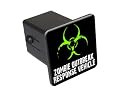 Zombie Outbreak Response Vehicle - Green - 2" Tow Trailer Hitch Cover Plug Insert Truck RV