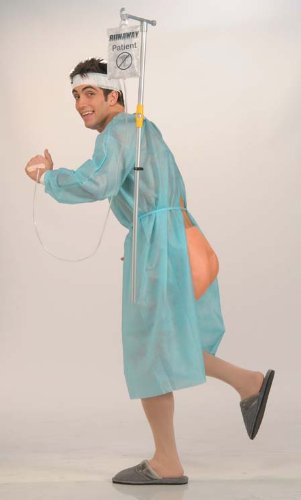 Adult Runaway Patient Halloween Costume