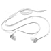 7 Trophy 3.5mm Wired Headset with Flat Cable (White, RC E190)