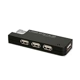 �u�o�b�t�@���[�R�N���T�v���C Arvel USB2.0�n�u �o�X�p���[ 4�|�[�g �u���b�N H433BK�v�̉摜