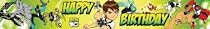 Ben 10 Plastic Party Banner 5 Yards - Single