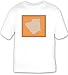 T-shirt with map, Algeria, country, nation, geography, shape, land