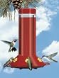 Woodstream Hummingbird W Our Best Hummingbird Feeder Red 30 Ounces - 209