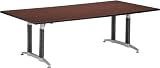 OFM Mahogany 48'' x 96'' Mesh Base Conference Table