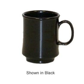 Mardi Gras Tropical Yellow SAN Stacking Mug - 8 oz. (2 Dozen/Unit)