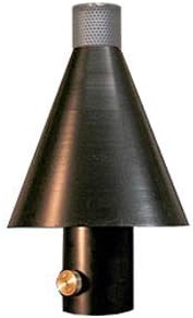 Outdoor Fire Concepts TBCH-LP Tiki Black Cone Head Only Propane Gas 12 Gauge Spun Aluminum