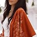 Accessories Silk and cotton shawl, 'Fall Foliage' Image