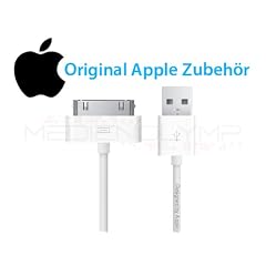 100% Original Apple USB Kabel Datenkabel Ladekabel Dock Connector f�r iPhone 3G 3GS 4 G 4S | iPad 2 | iPod + MedienOlymp Pen